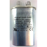 1499-5461 Coleman 7.5 MFD Coleman 370V Oval Heavy Duty Metal Run Capacitor