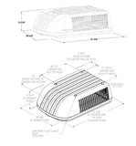 MA00-325001 MaxAir One Piece Condenser Cover RV