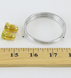 S1-7945-1671/B Coleman Pilot Tube 1/8"X18" ALUMINUM With Brass Fittings