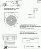 21-V2270-50 EXHAUST FAN - SIDE 3" BATH FAN