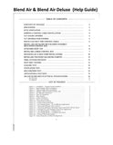 Coleman Blend Air and Blend Air II, 7681-81 parts manual, wiring diagram, technician