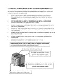 621592R-KIT Nordyne 24V transformer 240V 30VA.