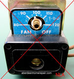 Obsolete No Longer Made 3-8628 Duo-Therm replacement fan & limit combo control 3-inch