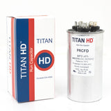 PRCFD355A 35+5 MFD 370-440V dual round high quality metal run capacitor USA made
