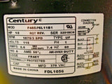FDL1056 1/2HP, 115 Vac, Single Phase, 1075 RPM, 3 Speed, 5.6 Amps,
