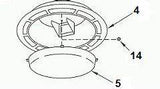 VB0505-01 Ventline WHITE REFLECTOR